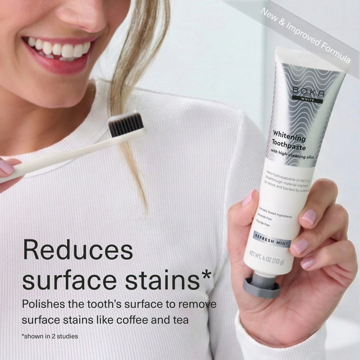 Refresh Mint Whitening* Nano-Hydroxyapatite Toothpaste