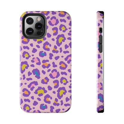 Zyarella Tough Series – Pink & Purple Leopard Print