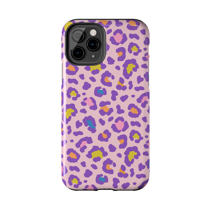 Zyarella Tough Series – Pink & Purple Leopard Print