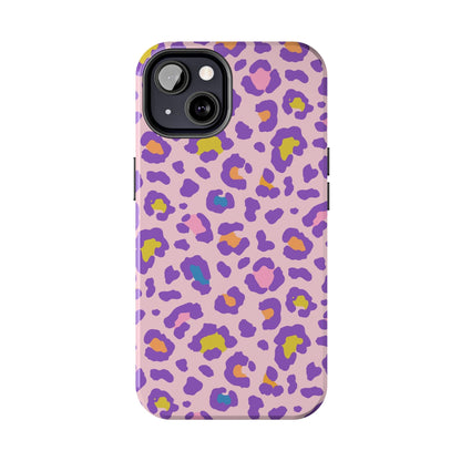Zyarella Tough Series – Pink & Purple Leopard Print