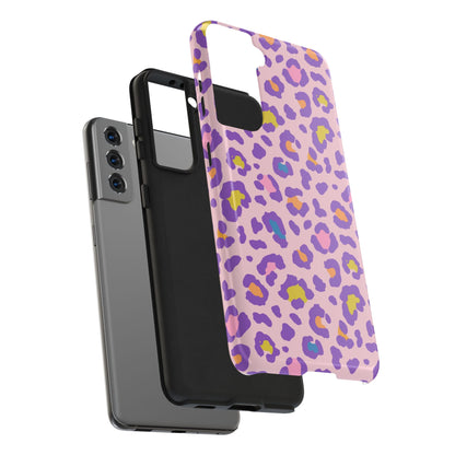 Zyarella Tough Series – Pink & Purple Leopard Print