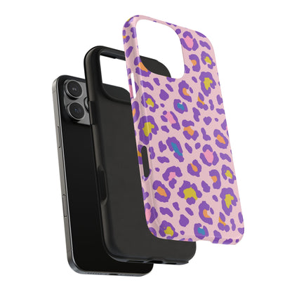 Zyarella Tough Series – Pink & Purple Leopard Print