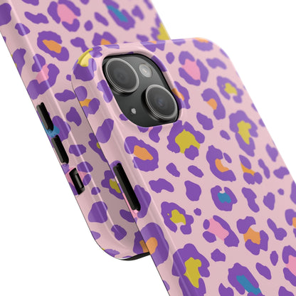 Zyarella Tough Series – Pink & Purple Leopard Print