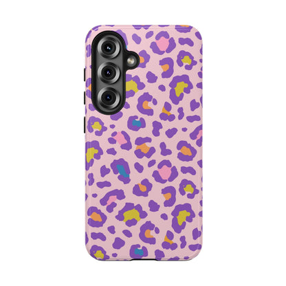 Zyarella Tough Series – Pink & Purple Leopard Print