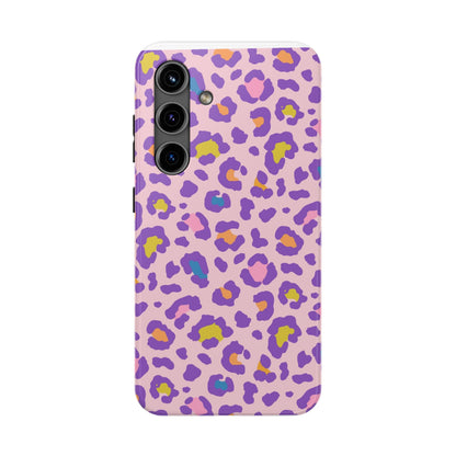 Zyarella Tough Series – Pink & Purple Leopard Print