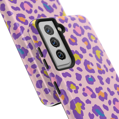Zyarella Tough Series – Pink & Purple Leopard Print