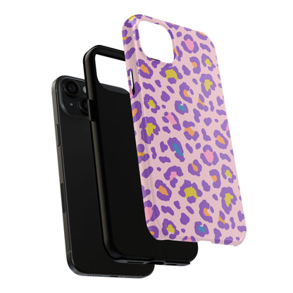 Zyarella Tough Series – Pink & Purple Leopard Print