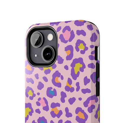 Zyarella Tough Series – Pink & Purple Leopard Print