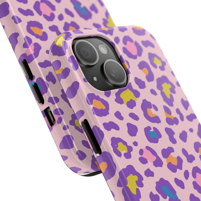 Zyarella Tough Series – Pink & Purple Leopard Print