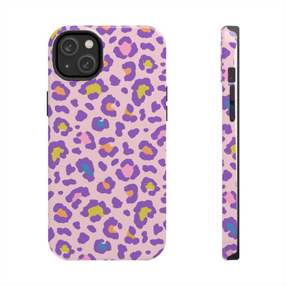 Zyarella Tough Series – Pink & Purple Leopard Print