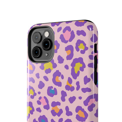 Zyarella Tough Series – Pink & Purple Leopard Print