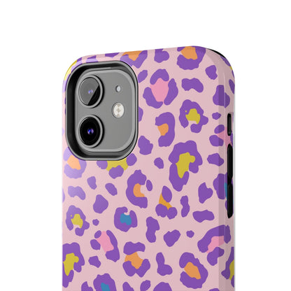 Zyarella Tough Series – Pink & Purple Leopard Print