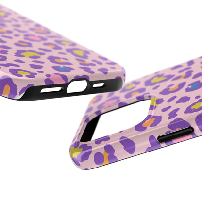Zyarella Tough Series – Pink & Purple Leopard Print