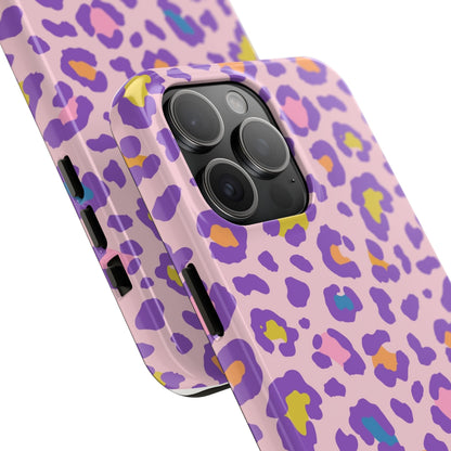 Zyarella Tough Series – Pink & Purple Leopard Print