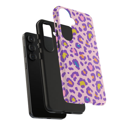 Zyarella Tough Series – Pink & Purple Leopard Print