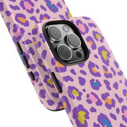 Zyarella Tough Series – Pink & Purple Leopard Print