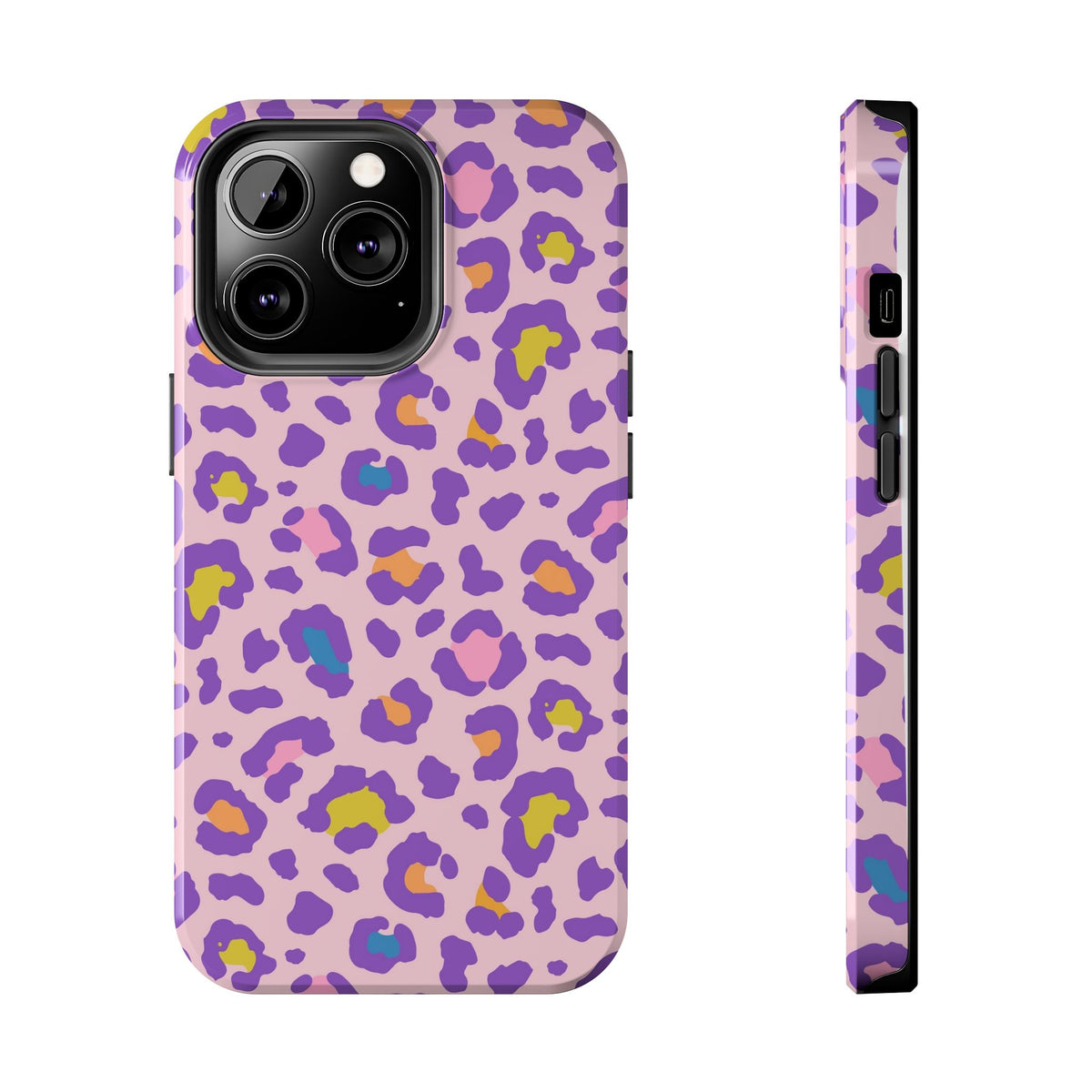 Zyarella Tough Series – Pink & Purple Leopard Print