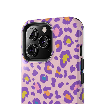 Zyarella Tough Series – Pink & Purple Leopard Print