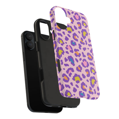 Zyarella Tough Series – Pink & Purple Leopard Print