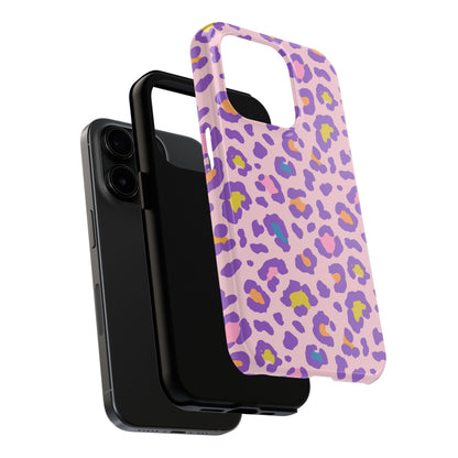 Zyarella Tough Series – Pink & Purple Leopard Print