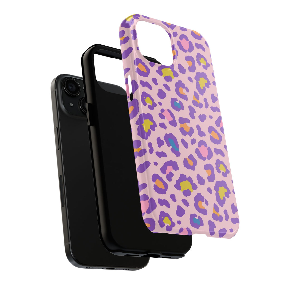 Zyarella Tough Series – Pink & Purple Leopard Print