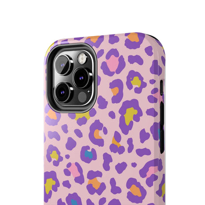 Zyarella Tough Series – Pink & Purple Leopard Print