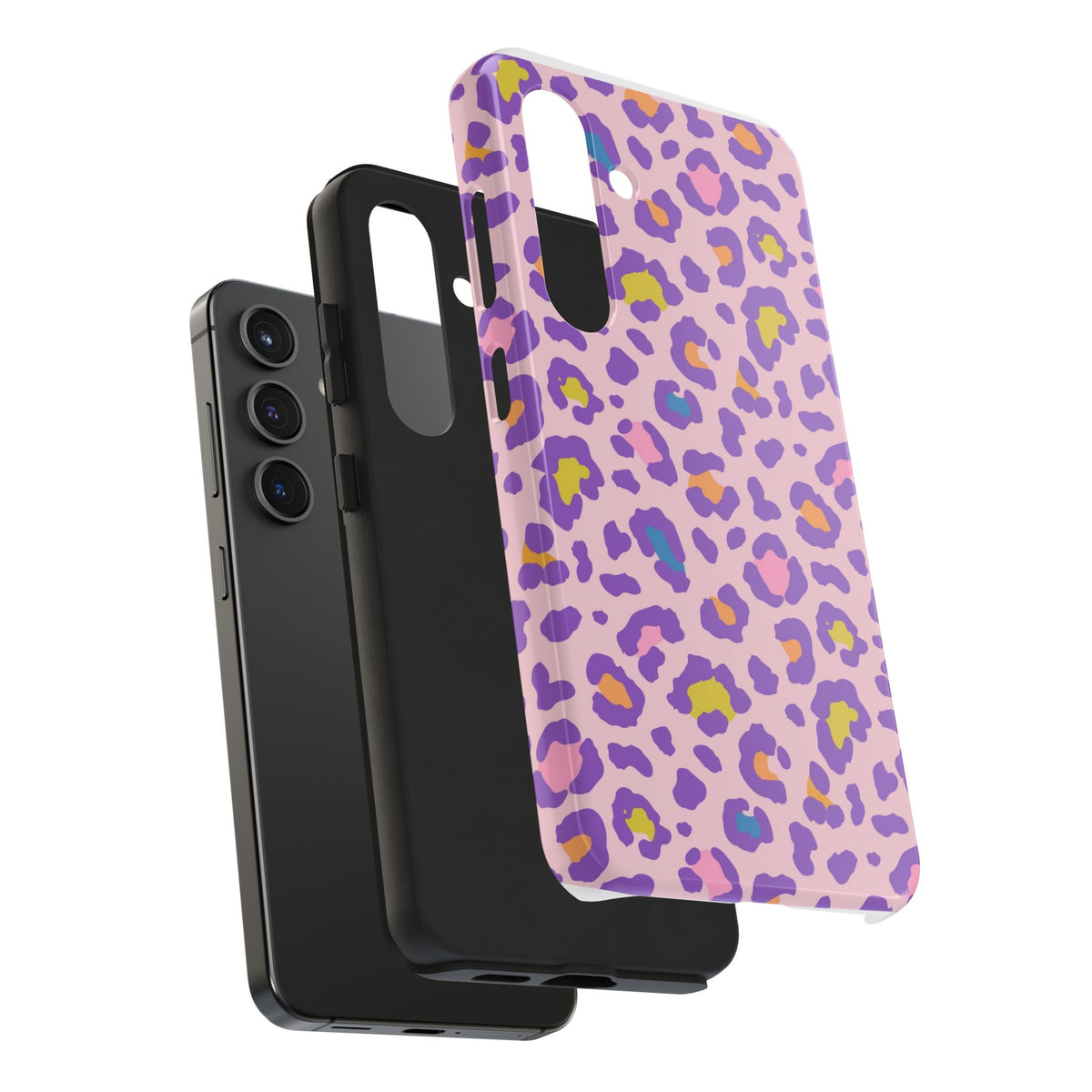 Zyarella Tough Series – Pink & Purple Leopard Print