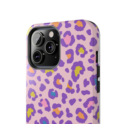 Zyarella Tough Series – Pink & Purple Leopard Print