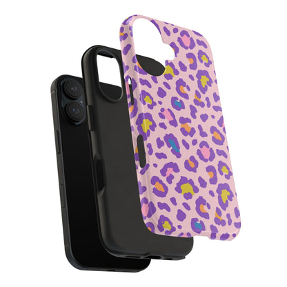 Zyarella Tough Series – Pink & Purple Leopard Print