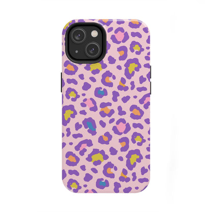 Zyarella Tough Series – Pink & Purple Leopard Print