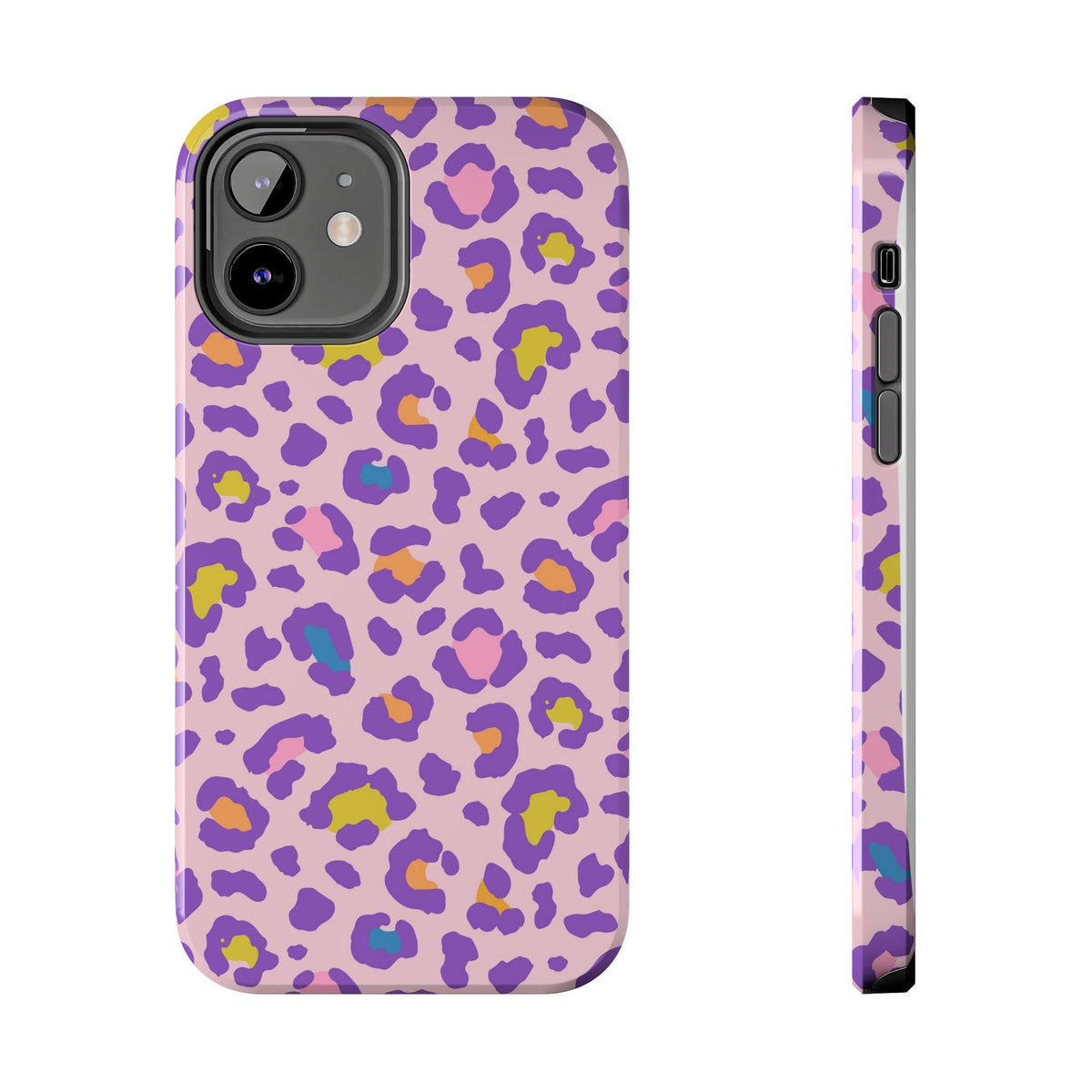 Zyarella Tough Series – Pink & Purple Leopard Print