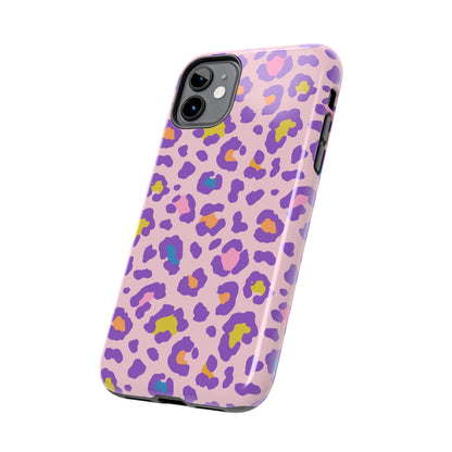 Zyarella Tough Series – Pink & Purple Leopard Print