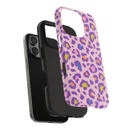 Zyarella Tough Series – Pink & Purple Leopard Print