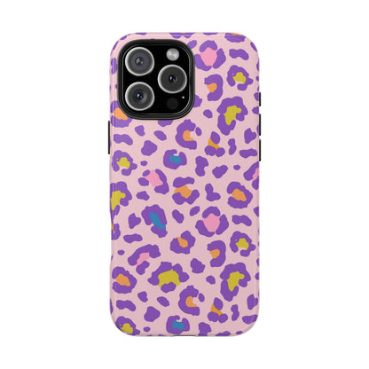 Zyarella Tough Series – Pink & Purple Leopard Print