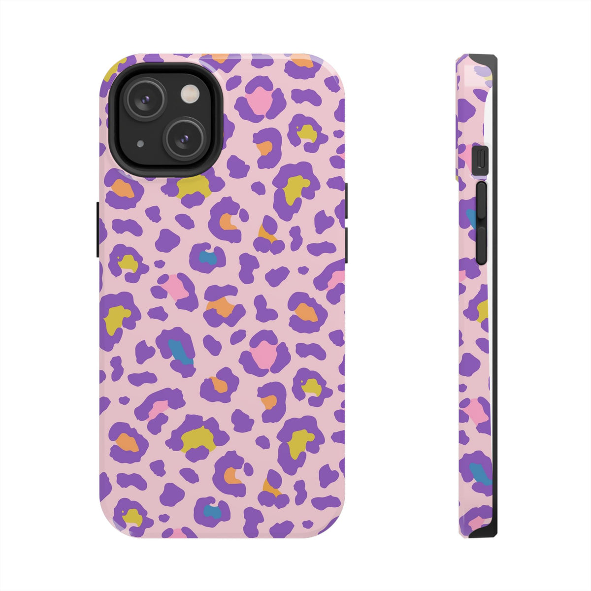 Zyarella Tough Series – Pink & Purple Leopard Print