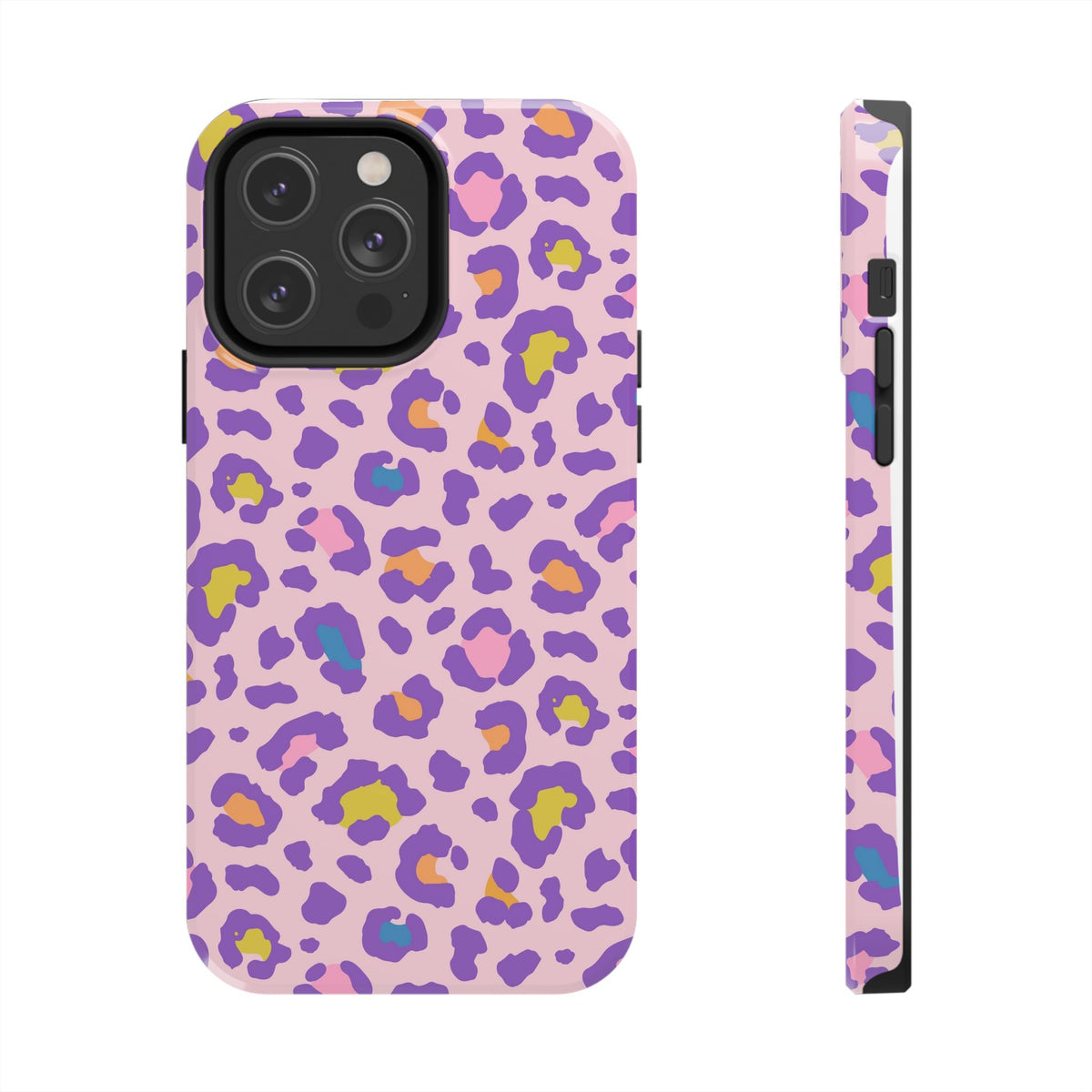 Zyarella Tough Series – Pink & Purple Leopard Print