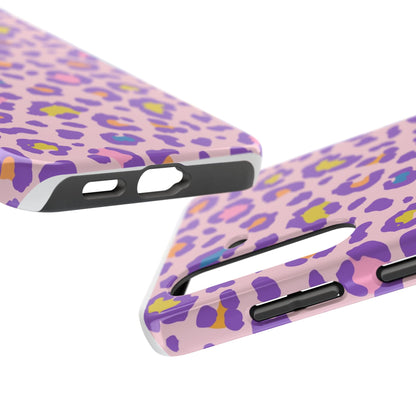 Zyarella Tough Series – Pink & Purple Leopard Print