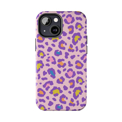 Zyarella Tough Series – Pink & Purple Leopard Print