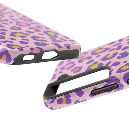 Zyarella Tough Series – Pink & Purple Leopard Print