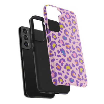 Zyarella Tough Series – Pink & Purple Leopard Print