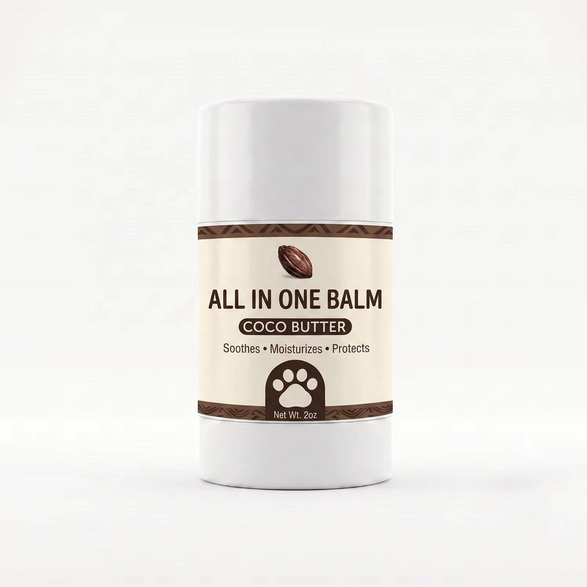 All in One Dog Snout Balm Shea & Coco Butter Repair Cream Daily Grooming Lick-Safe Moisturizer 2Oz Private Label