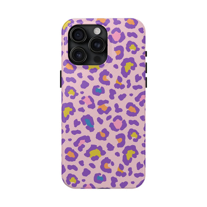 Zyarella Tough Series – Pink & Purple Leopard Print