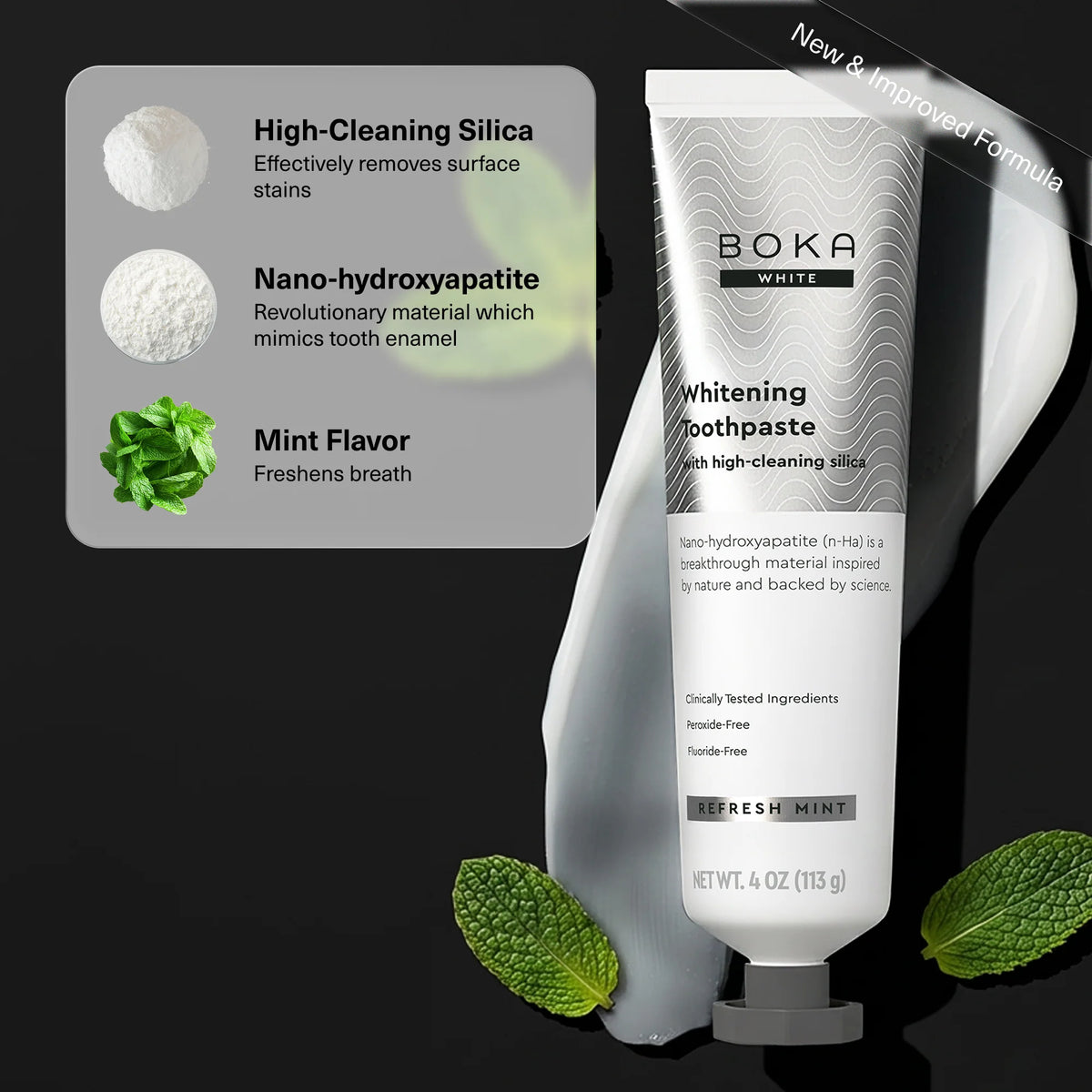 Refresh Mint Whitening* Nano-Hydroxyapatite Toothpaste