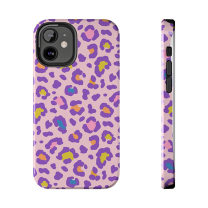 Zyarella Tough Series – Pink & Purple Leopard Print