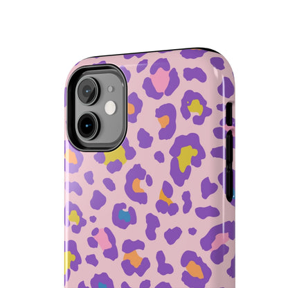 Zyarella Tough Series – Pink & Purple Leopard Print