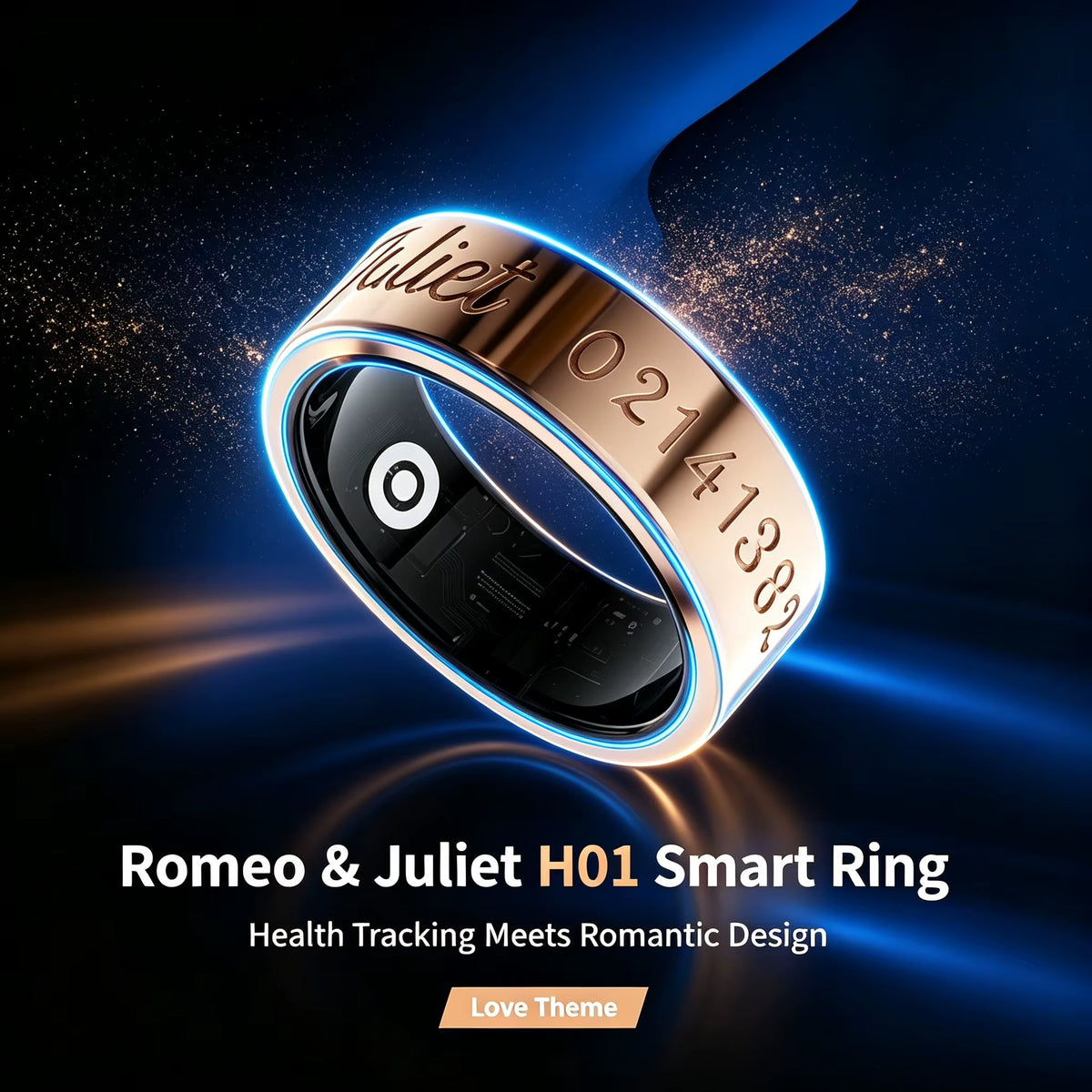 Oem Odm Slim Metal Ip68 Waterproof Sdk Android Ios Ai Sleep Fitness Blood Pressure Monitor Counter Health Tracker Smart Ring