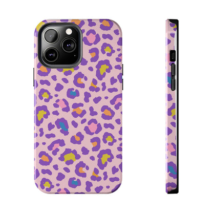 Zyarella Tough Series – Pink & Purple Leopard Print