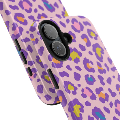 Zyarella Tough Series – Pink & Purple Leopard Print
