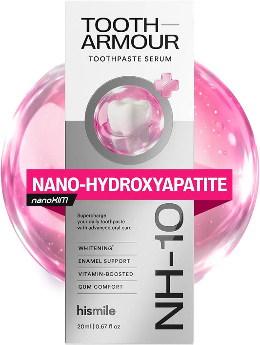 Tooth Armor™ Nano-Hydroxyapatite Toothpaste, Fluoride Free, Remineralizing, Suitable for Sensitive Teeth, Whitening & Cavity Protection | up to 100 Uses