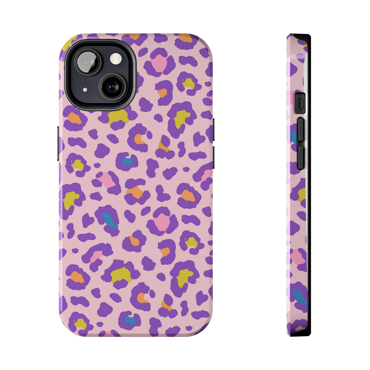 Zyarella Tough Series – Pink & Purple Leopard Print